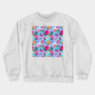 Australian Native Floral Design Crewneck Sweatshirt